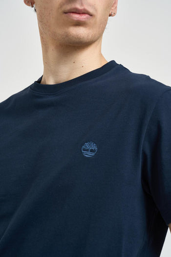 T-shirt uomo girocollo blu - 3