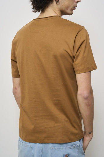 T-shirt uomo girocollo marrone - 3