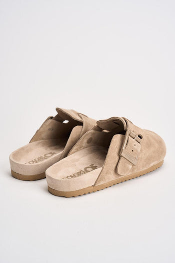 Sabot donna in suede beige - 7