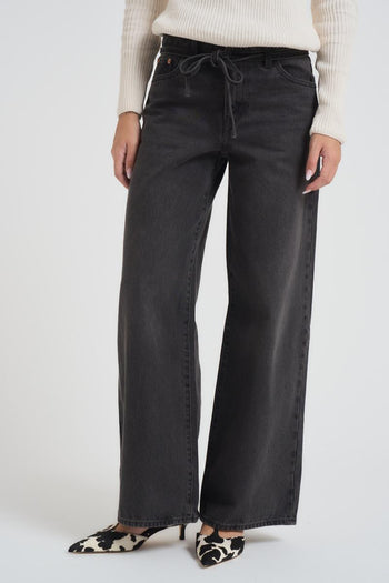 Jeans donna xl Straight in denim grigio - 3