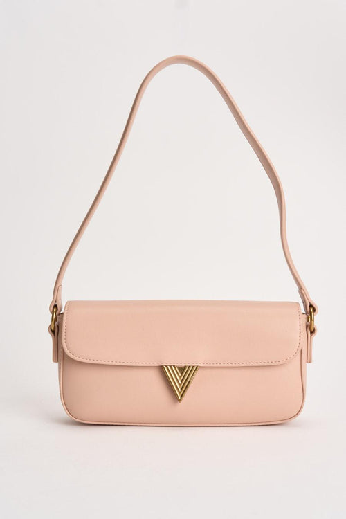 Borsa donna a spalla rosa