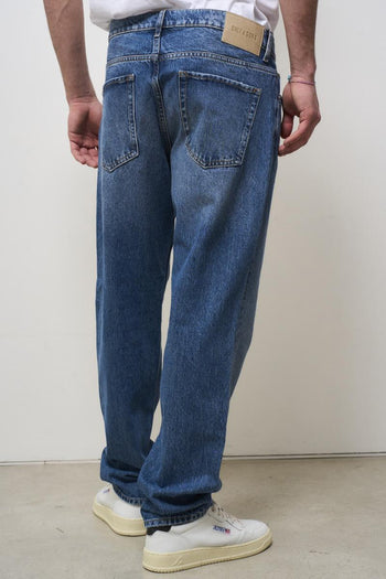 Jeans uomo straight denim medio - 4