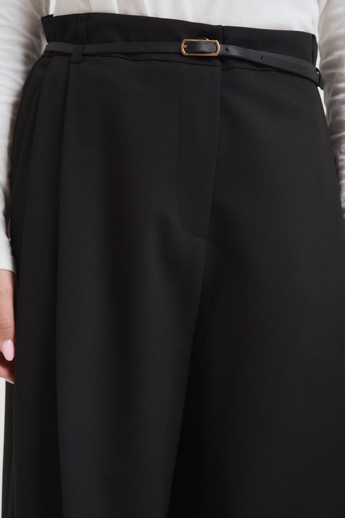 Pantalone donna over nero - 2