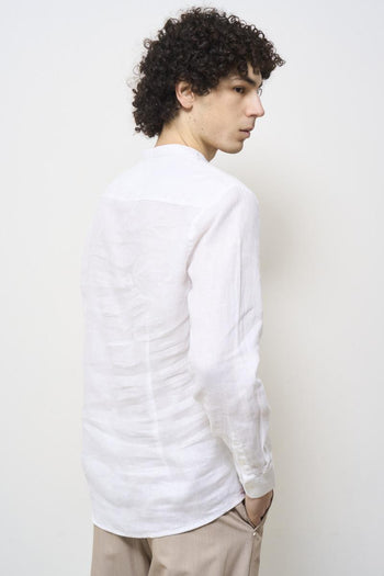 White Korean Men's Shirt - 4