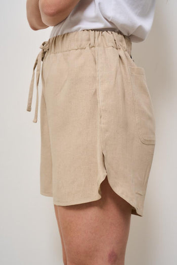 Bermuda donna beige - 3