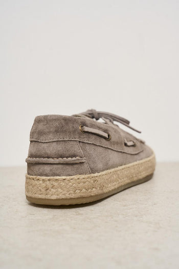 Mocassino uomo 1933 in suede tortora - 5