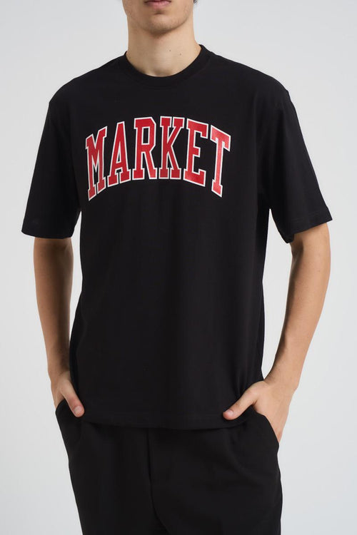 T-shirt uomo girocollo nera