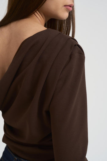 Top donna asimmetrico moro - 4