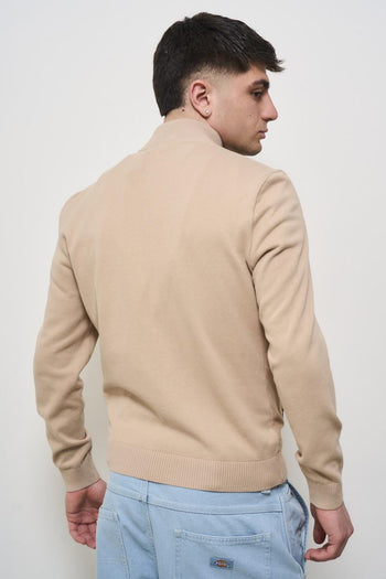 Men's sand suede jacket - 6