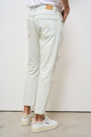 Jeans uomo skinny denim chiaro - 4