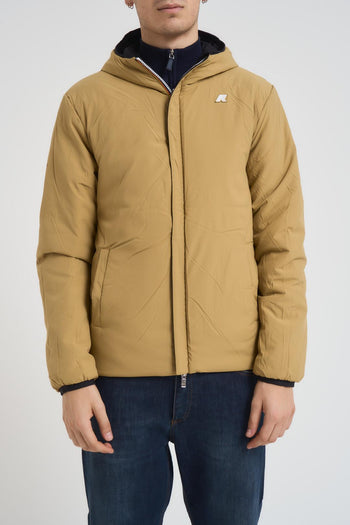 Giubbotto uomo double face nero e beige - 9