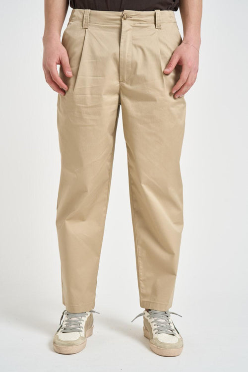 Pantalone uomo regular beige