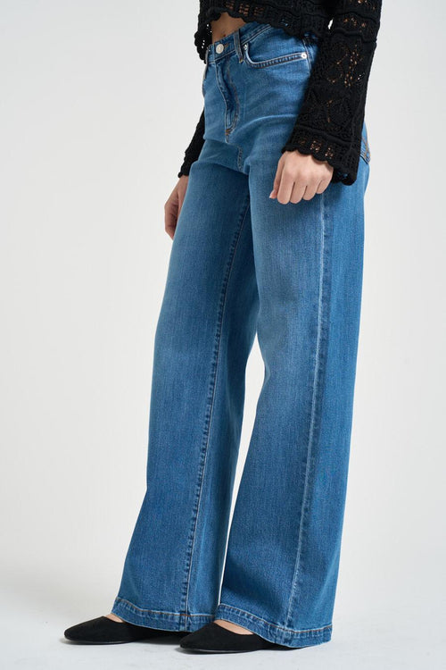 Jeans donna Marta Stone 78 in denim medio - 2