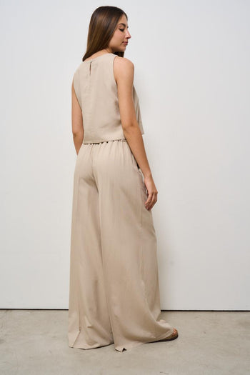 Completo abito donna beige - 4