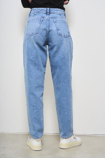 Jeans donna in denim chiaro - 4