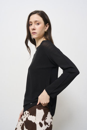 Maglia donna nera - 3