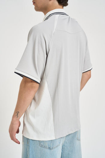 Polo uomo sportiva Football grigio - 3