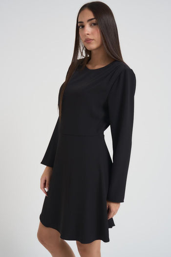 Abito donna corto nero - 4