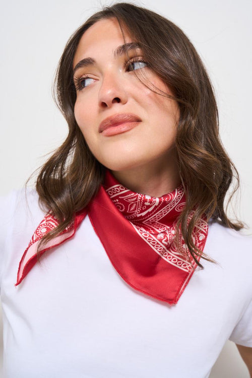 T-shirt donna girocollo bianca - 2