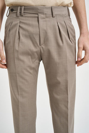 Pantalone uomo chino beige - 4