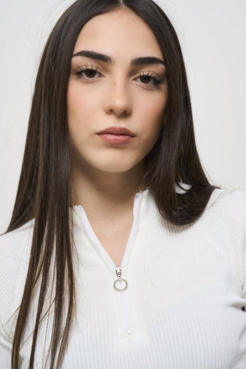 White cropped women's top - 3