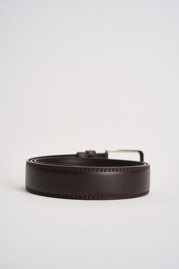 Cintura uomo marrone in pelle - 3
