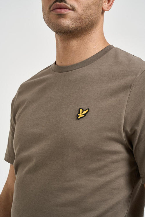 T-shirt uomo girocollo tortora - 2