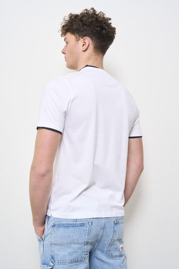 T-shirt uomo girocollo bianca - 5
