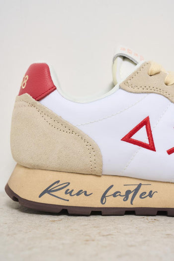 Sneakers uomo bianca e rossa - 3