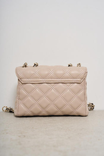 Women's bag with a dusty pink shoulder strap - 5