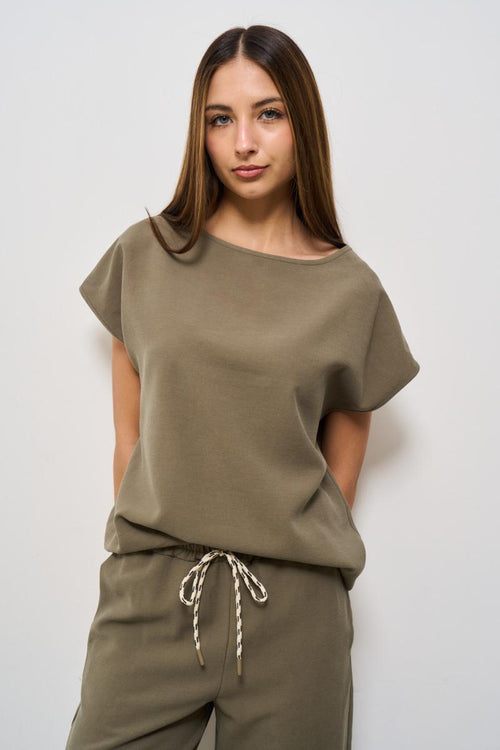 Completo abito donna verde militare - 2