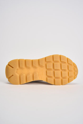 Sneakers donna in suede beige e glitter - 8