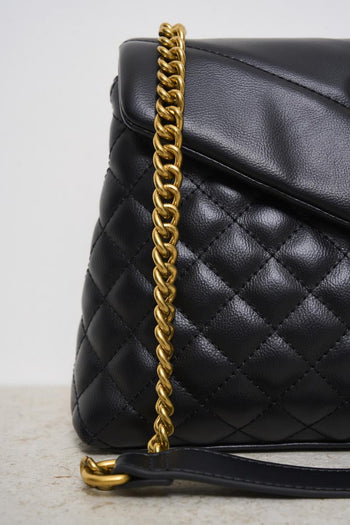 Borsa donna trapuntata nera - 3