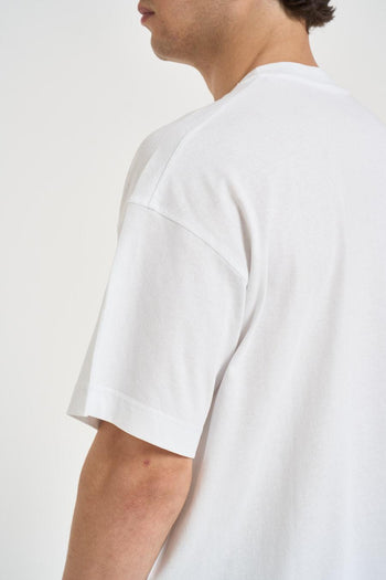 T-shirt uomo girocollo bianca - 4