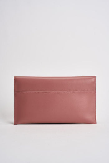 Clutch donna in pelle malva - 4