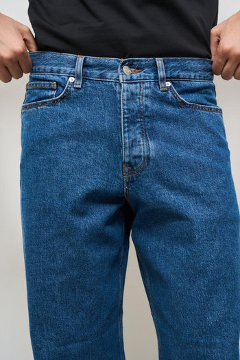 Jeans uomo regular in denim scuro - 6