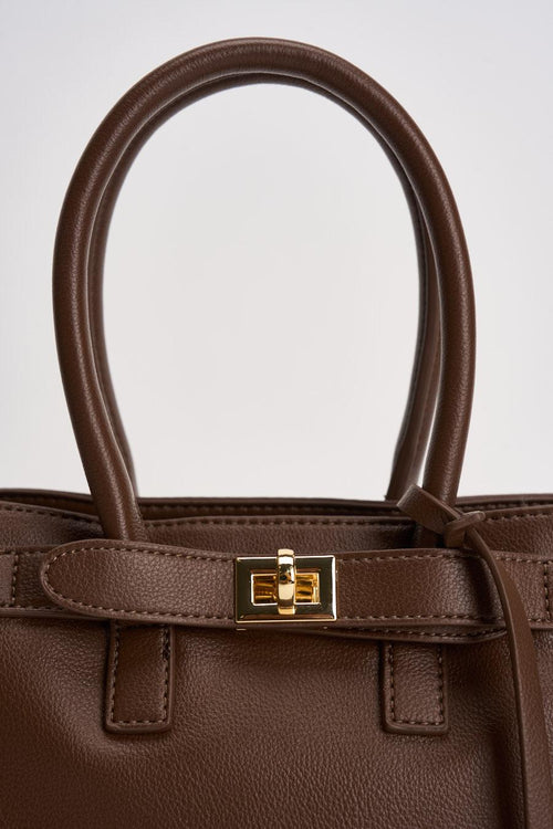 Borsa donna a mano marrone - 2