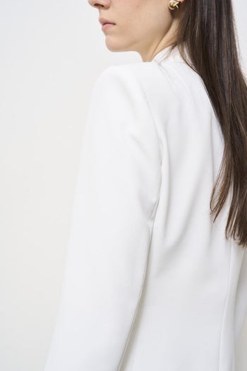 White double-breasted women's jacket - 4