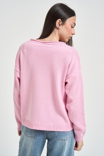 Maglia donna rosa - 3
