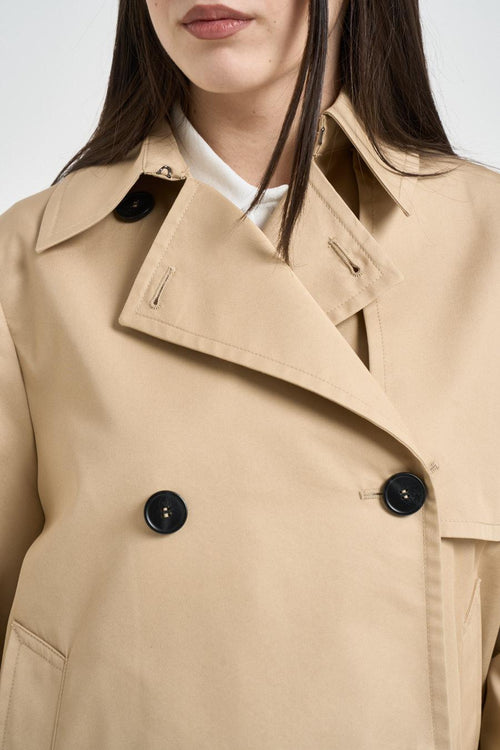 Trench donna Biglia corto beige - 2