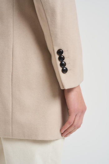 Cappotto uomo monopetto beige - 7