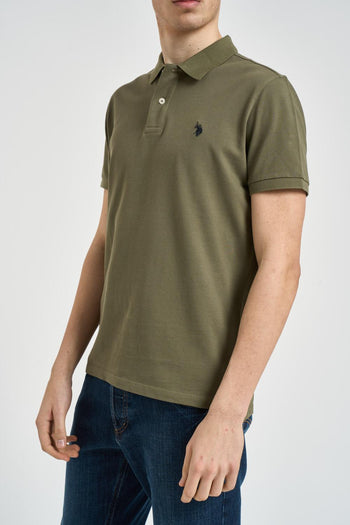 Polo uomo verde militare - 3