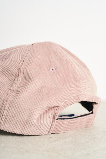 Cappello uomo baseball in velluto rosa - 5