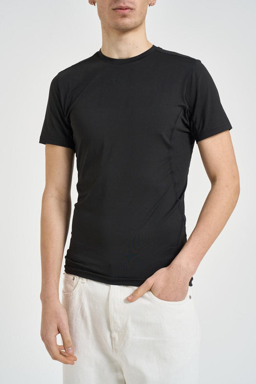 T-shirt uomo sportiva nera