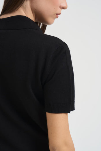 Polo donna nera - 5