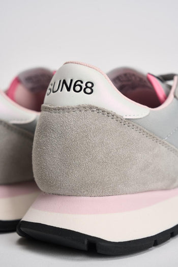 Sneakers donna in suede grigia - 8