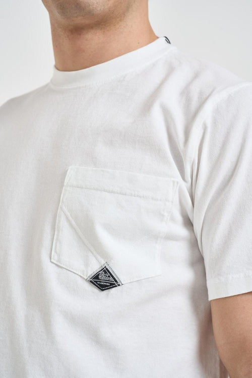 T-shirt uomo girocollo bianca - 2