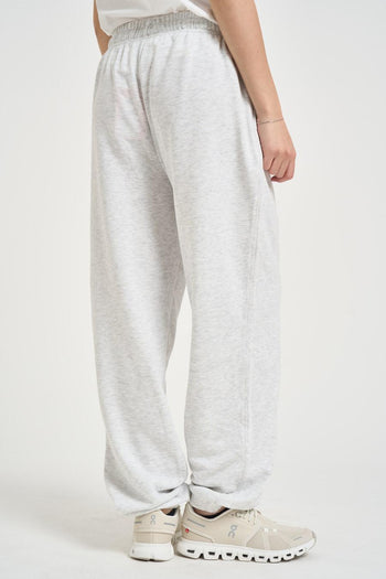 Pantalone donna grigio jogger - 5