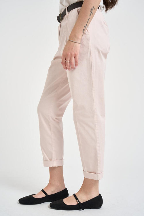 Pantalone donna regular rosa - 2