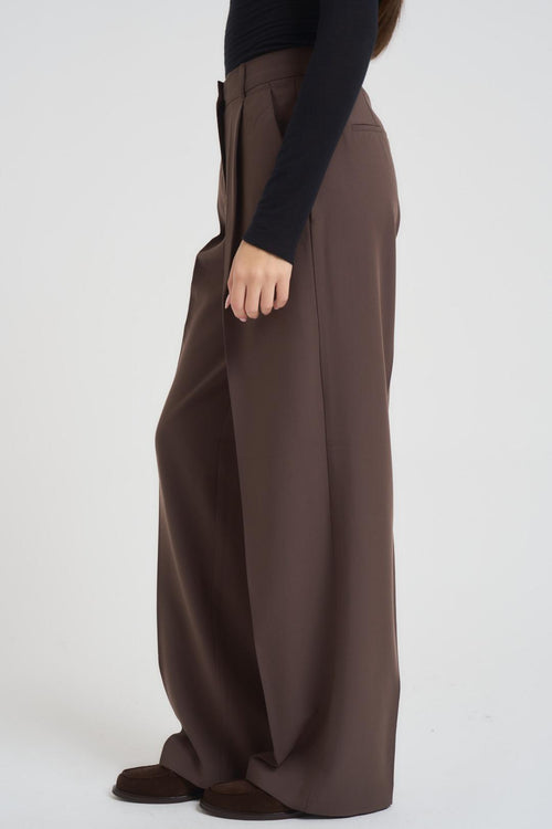 Pantalone marrone sartoriale - 2